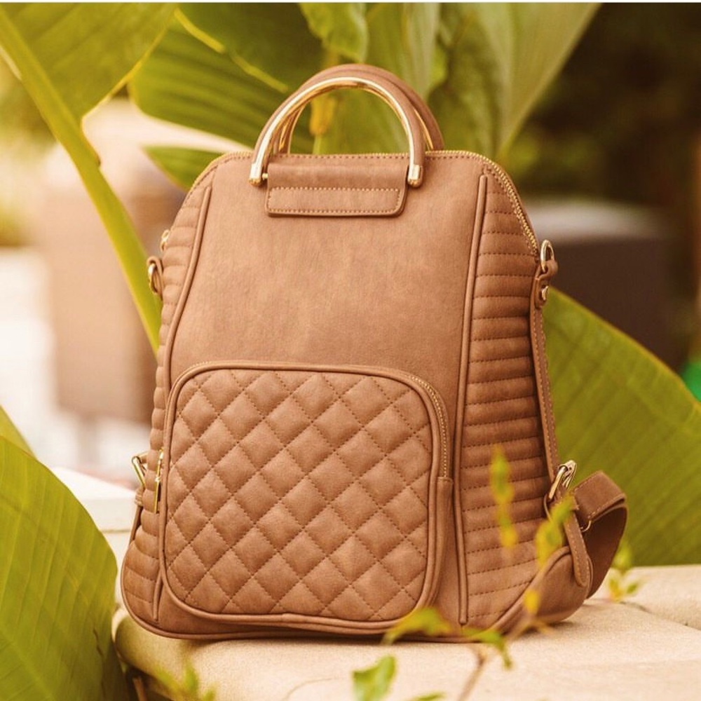 Miztique Vegan Leather Convertible Backpack
